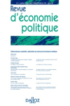 Revue d'économie Politique