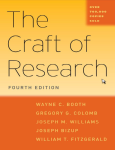 The craft of research