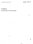 Turkey: industrialization and trade strategy