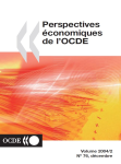 Perspectives économiques de l'OCDE 2004