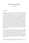 The pharmaceutical industry
