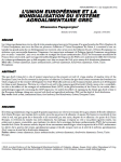 L'Union européenne et la mondialisation du système agroalimentaire grec
