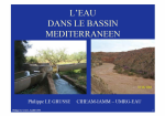 L'eau dans le Bassin Méditerranéen