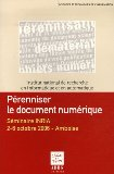 Pérenniser le document numérique