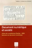 Document numérique et société