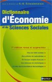 Dictionnaire d'économie et de sciences sociales