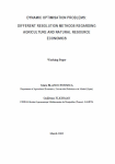 Dynamic optimisation problems: different resolution methods regarding agriculture and natural resource economics