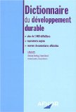 Dictionnaire du développement durable