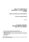 Impact of CAP measures on environmentally friendly farming systems. Status quo, analysis and recommendations: The case of organic farming