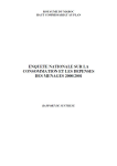 Enquête nationale sur la consommation et les dépenses des ménages 2000-2001 : rapport de synthèse