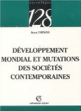 Développement mondial et mutations des sociétés contemporaines