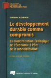 Le développement durable comme compromis : la modernisation écologique de l'économie à l'ère de la mondialisation