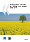 Perspectives agricoles de l'OCDE et de la FAO 2008-2017
