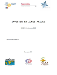 Investir en zones arides