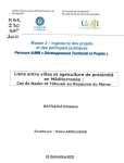 Liens entre villes et agriculture de proximité en Méditerranée