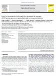 FSSIM, a bio-economic farm model for simulating the response of EU farming systems to agricultural and environmental policies