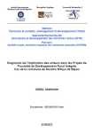 Diagnostic de l'implication des acteurs dans les Projets de Proximité de Développement Rural Intégrés [PPDRI]