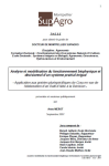 Analyse et modélisation du fonctionnement biophysique et décisionnel d'un système prairial irrigué : application aux prairies plurispécifiques de Crau en vue de l'élaboration d'un outil d'aide à la décision