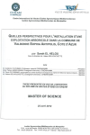 Quelles perspectives pour l'installation d'une exploitation arboricole dans la commune de Valbonne Sophia Antipolis, Côte d'Azur