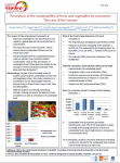 Perception of the sustainability of fruits and vegetables by consumers. The case of the tomato [Poster]