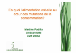 En quoi l’alimentation est-elle au cœur des mutations de la consommation?