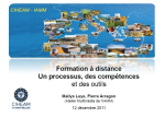 Formation à distance : un processus, des compétences et des outils