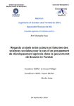 Regards croisés entre acteurs et théories des sciences sociales pour le cas d'un groupement de développement agricole dans le gouvernorat de Sousse en Tunisie