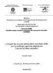 L'impact de la crise alimentaire mondiale 2008 sur la politique agricole algérienne