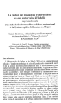 La gestion des ressources transfrontières en eau souterraine à l'échelle supranationale. Une étude du système aquifère du Sahara septentrional et du système aquifère Iullemeden en Afrique