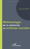 Méthodologie de la recherche en sciences sociales