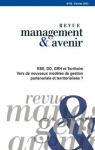 Cahier : RSE, DD, GRH et Territoire : vers de nouveaux modèles de gestion partenariale et territorialisée ?