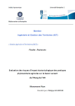 Evaluation des risques d'impact écotoxicologique des pratiques phytosanitaire agricoles sur le bassin versant de l'Etang de l'Or