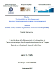 L'état de lieux de la filière noisette et la disparition de l'intervention étatique dans l'organisation du marché en Turquie