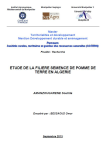 Etude de la filière semence de pomme de terre en Algérie
