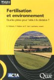 Fertilisation et environnement : quelles pistes pour l'aide à la décision ?