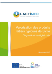 Valorisation des produits laitiers typiques de Sicile : diagnostic et stratégie locale