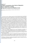 La filière européenne des fruits et légumes : enjeux régionaux croisés, au nord et au sud de la Méditerranée
