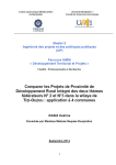 Comparer les Projets de Proximité de Développement Rural Intégré des deux thèmes fédérateurs n. 2 et n. 3 dans la wilaya de Tizi-Ouzou [Algérie]