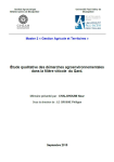 Etude qualitative des démarches agroenvironnementales dans la filière viticole du Gard