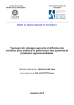 Typologie des ménages agricoles et définition des scénarios pour améliorer la performance des systèmes de production agricole au Malawi