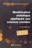 Modélisation statistique appliquée aux sciences sociales