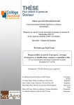 Responsabilité sociale de l’entreprise, stratégie d’entreprise et labellisations commerce équitable et Bio : le cas d’une entreprise tunisienne d’exportation de dattes (Boudjebel SA VACPA)