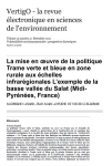 La mise en œuvre de la politique Trame verte et bleue en zone rurale aux échelles infrarégionales