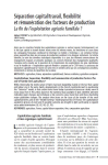 Séparation capital/travail, flexibilité et rémunération des facteurs de production. La fin de l’exploitation agricole familiale ?