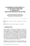 Le numérique transforme-t-il le lien entre territoire et innovation ? Une étude empirique sur les PME