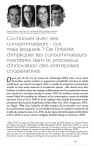 Co-innover avec ses consommateurs : oui, mais lesquels ? De l’intérêt d’impliquer les consommateurs-membres dans le processus d’innovation des entreprises coopératives