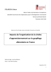 Impacts de l'organisation de la chaîne d'approvisionnement sur le gaspillage alimentaire en France