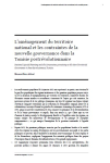 L’aménagement du territoire national et les contraintes de la nouvelle gouvernance dans la Tunisie postrévolutionnaire