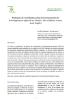 Pratiques de coordination dans les Groupements de Développement Agricole en Tunisie