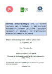 Mémoire bibliographique sur la gestion partagée des ressources et les facteurs déterminant l’action collective : réflexion théorique et pratique sur l’appellation d’origine du safran de Taliouine